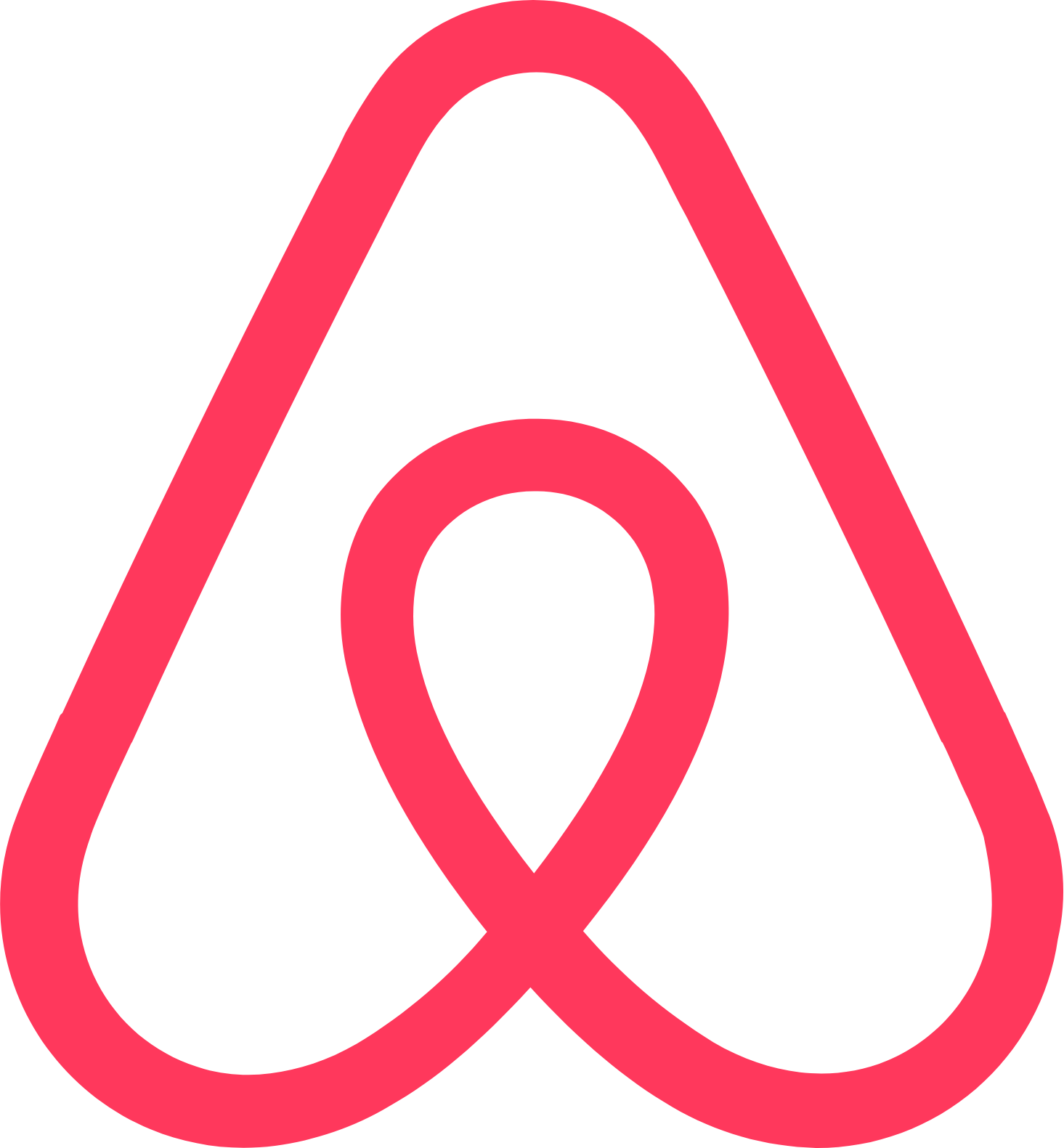 Logo of Airbnb
